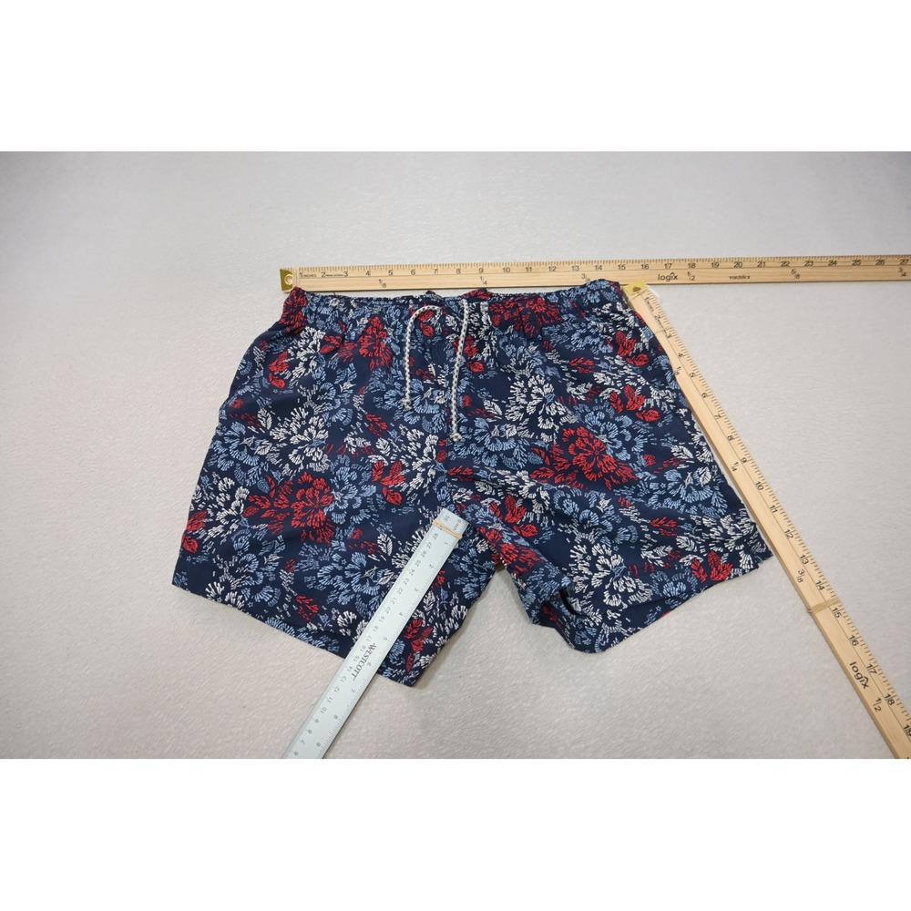 Columbia PFG Fishing Shorts Mens Small Navy Floral Swim Trunks Excellent
